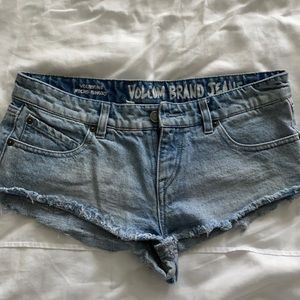 Volcom denim shorts